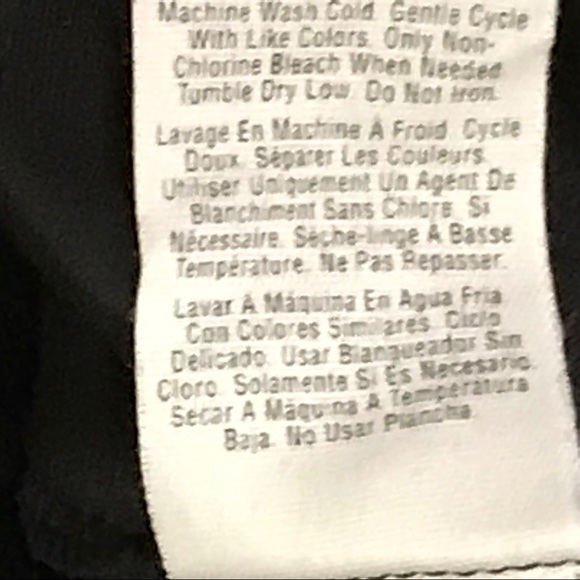 DKNY Skirt Tall Woman's Black Velour, Size M - Picture 5 of 5